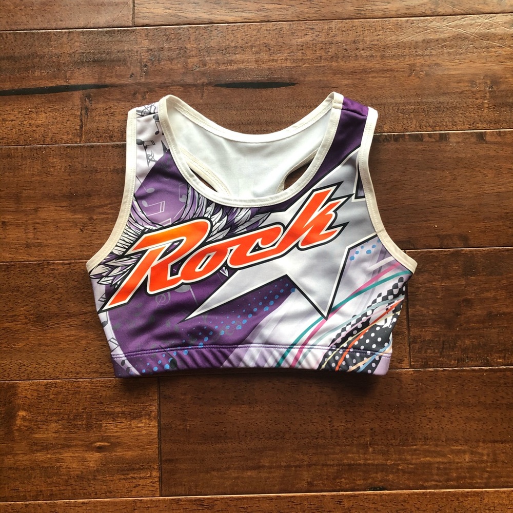 Rockstar Cheer Sports Bra